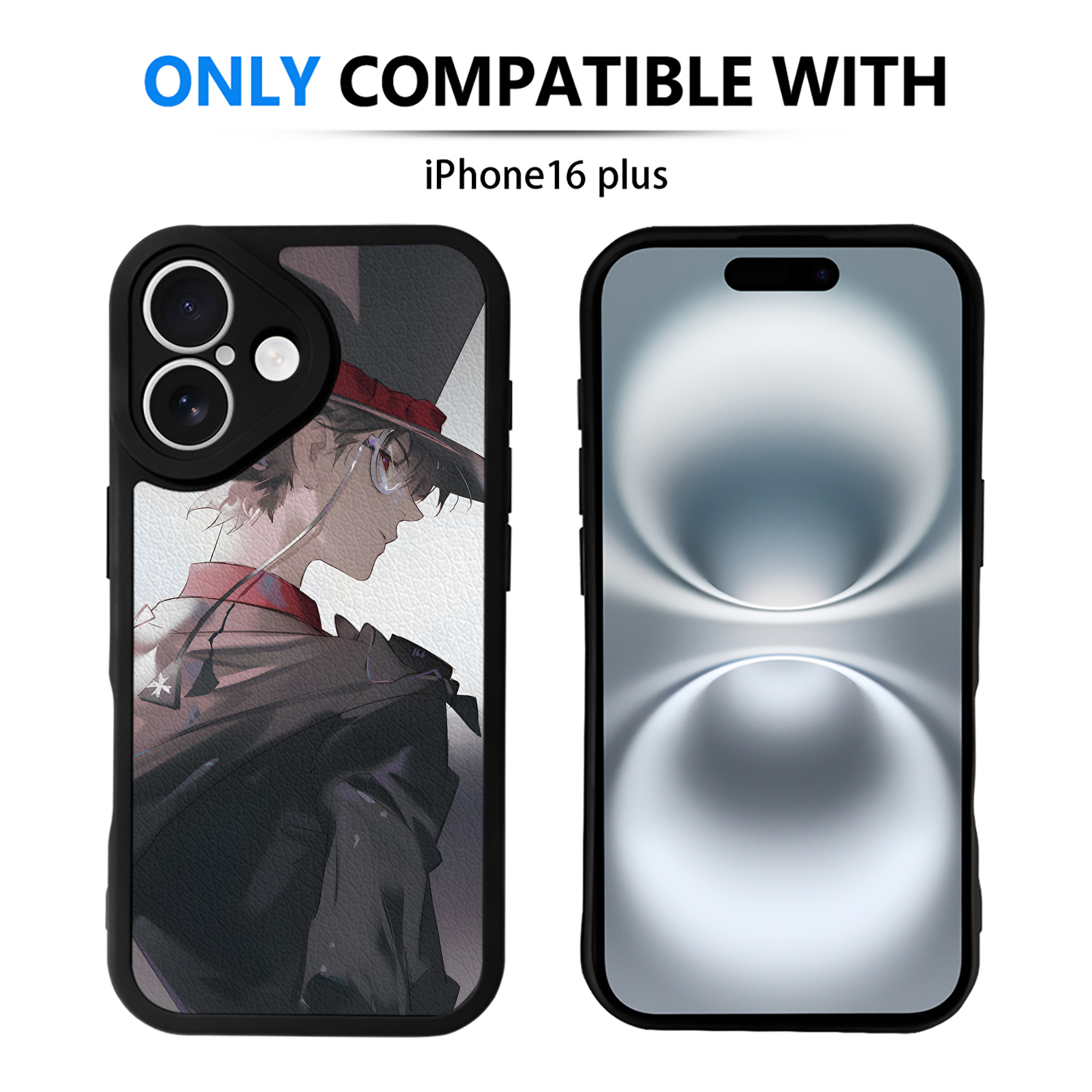 （画像用） 名探偵コナン Detective Conan 【iPhone 16シリーズ対応】シリコンスマホケース（レザー調） 材質：シリコン
